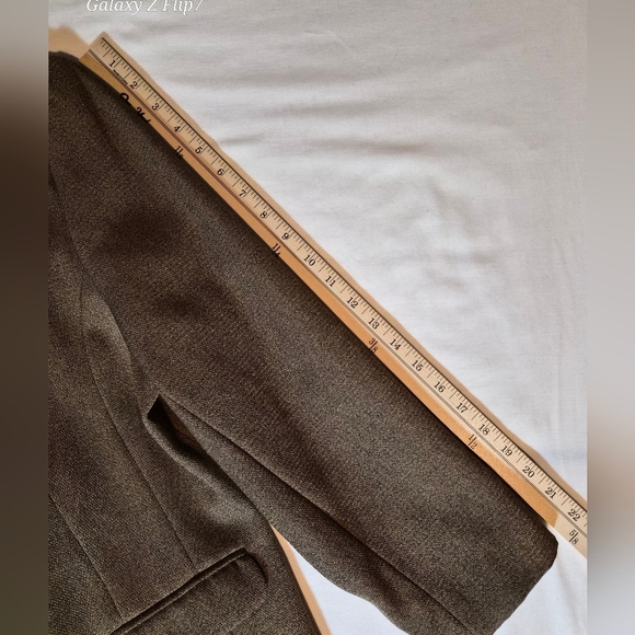 Karen Scott Petite Professional Blazer - Brown - Size 16P - Picture 6 of 8